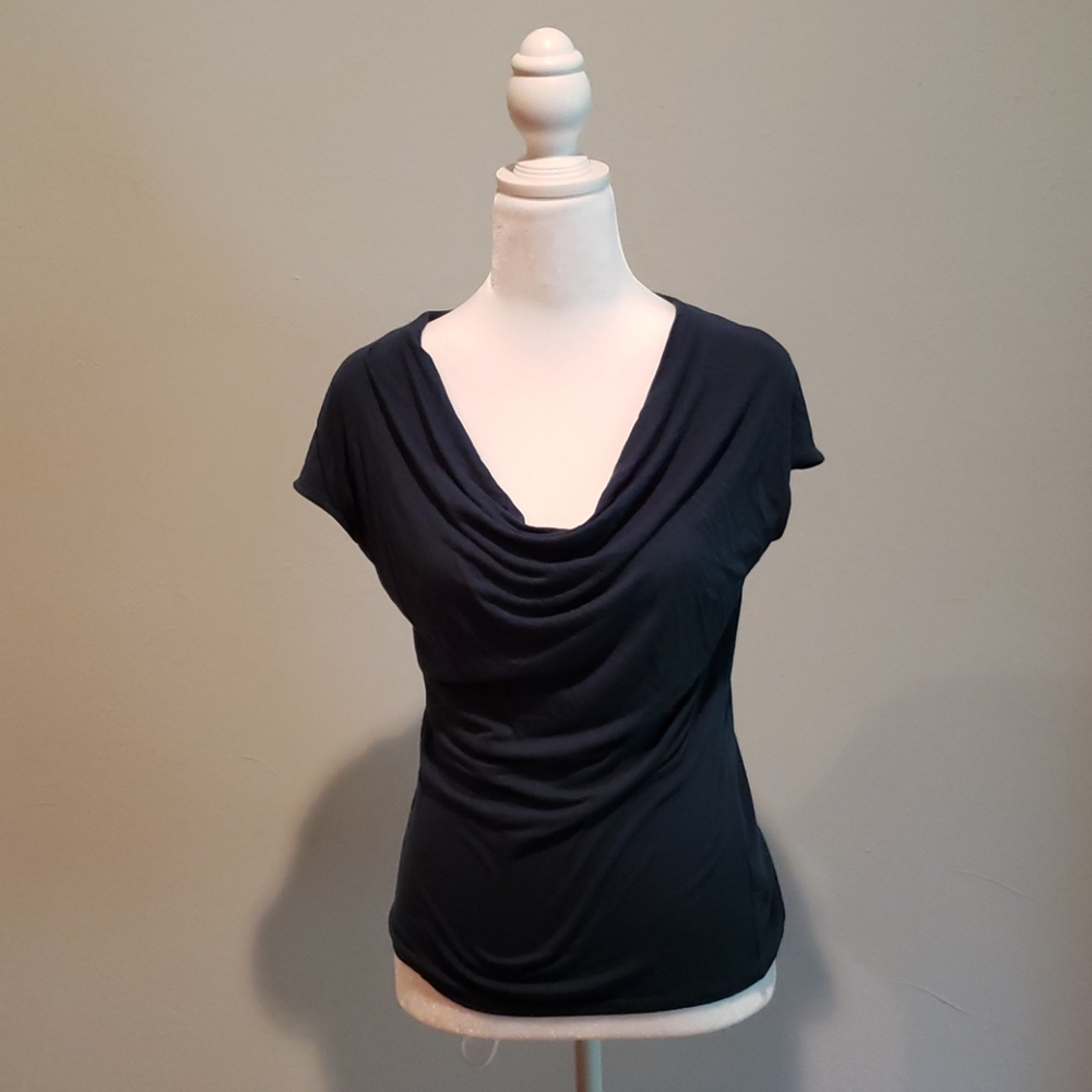 Saks Fifth Avenue Black Label Scoop Neck Top